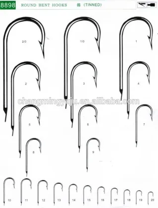 Mustad 2315 round bent fishing hook