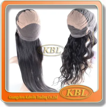 KBL white human hair wig