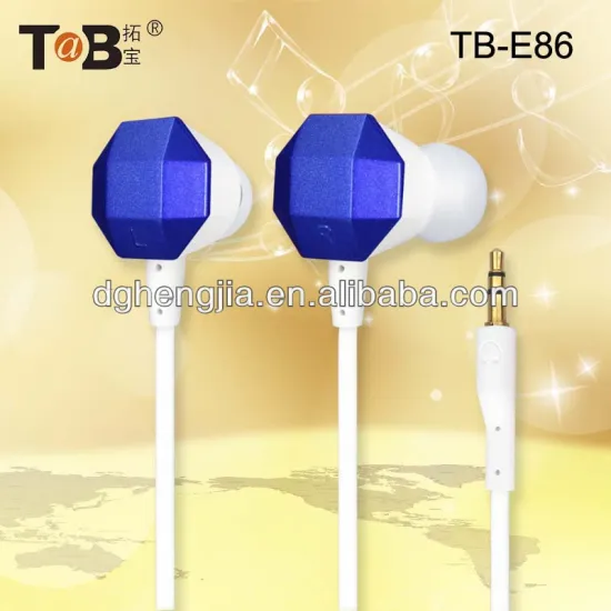 2014 promotion earphone factory manufacturer cell phone laptop Tablet PC electroplate in-ear earphones