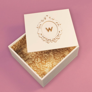 Custom Marie Antoinette Welcome Kit Box Packaging