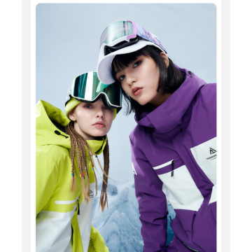 Skiwear waterproof sandwich cotton women