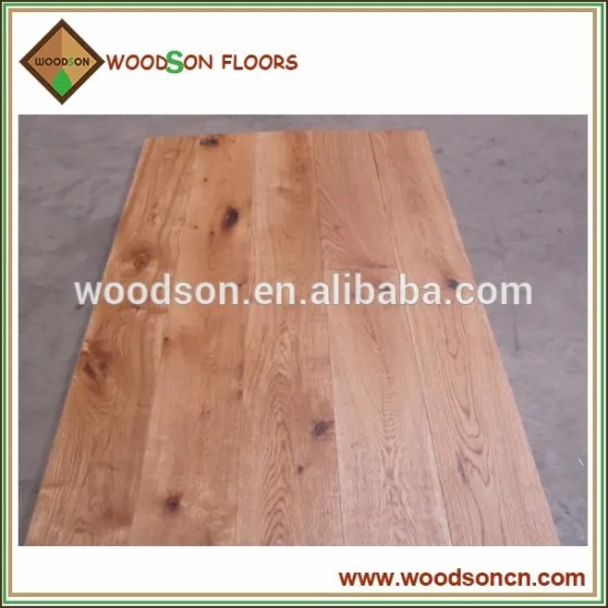 Rustic Big Width Multi-Layer Engineered European Oak Parquet Flooring