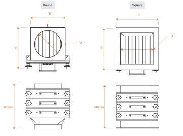 ZMC-D Magnetic easy clean filter