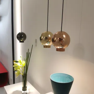 Modern Angle Adjustable Rose Gold Bedroom Pendant Lamp for Dining Room LED Hanging Spotlight