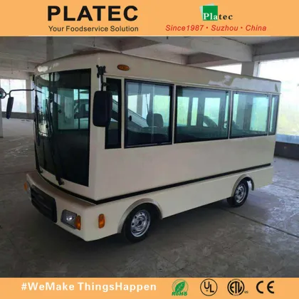 Mobile dining bus /electric fast food vending car for hot sale