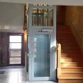 Outdoor indoor vertical home elevator