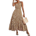 Women's Summer Floral Dress One Shoulder