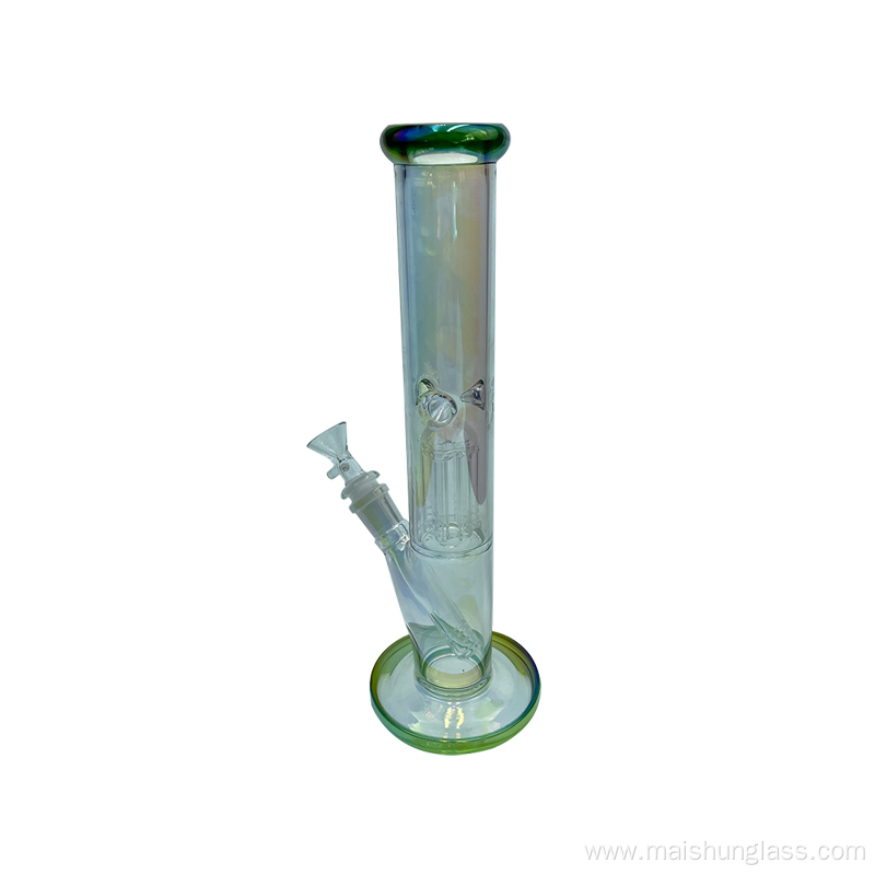 Straight Tube Glass Water Pipe