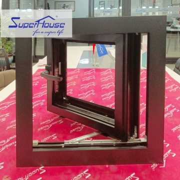 Dominica Hurricane Impact Resistant Window - 150mph, Dark Bronze Aluminum Casement, Affordable Price & 10 Year Warranty
