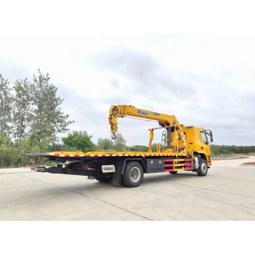 Camion de récupération de répartition de 5 tonnes Crane Wrecker Tow