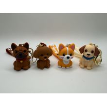 Lindos juguetes animales llavero de PVC para el encanto cotidiano