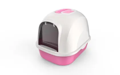 Closed Plastic Cat Toilet box Cat Litter Trays