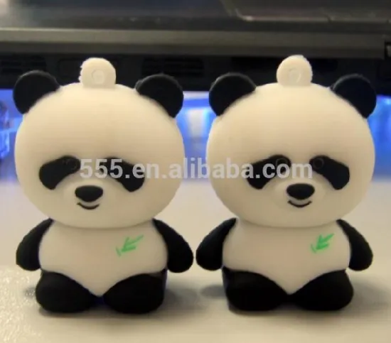 CUTE PANDA MOULD PVC USB FLASH DRIVE THUMB DRIVE FOR CHRISMAS GIFT