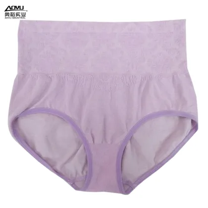 Women Fashion Knitted Underwear Seamless High Waist Panties