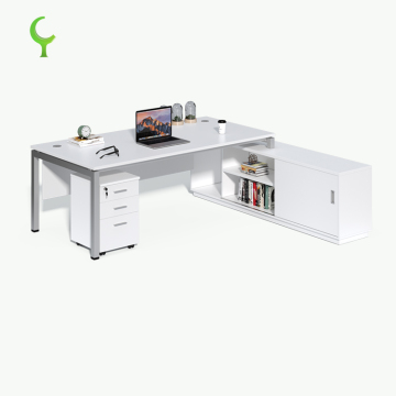 Custom Retro Classic Wooden Executive Desk with Drawer for CEO and Manager
