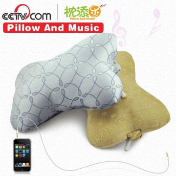 sound speaker car headrest /speaker neck cushion