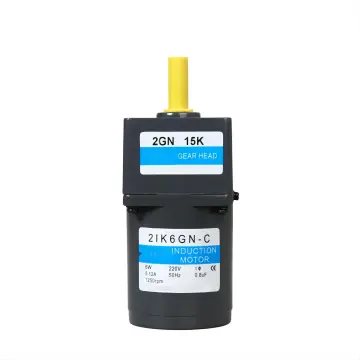 1/3 Phase Electric AC Induction Gear Motor: Low RPM High Torque with Speed Control, Reversible, Brake - 60mm-104mm