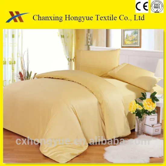 hot sale polyester dyed and printed fabric for hotel/brushed fabric with high quailty