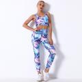 I-Digital Sublimation Printed Yoga pant Set