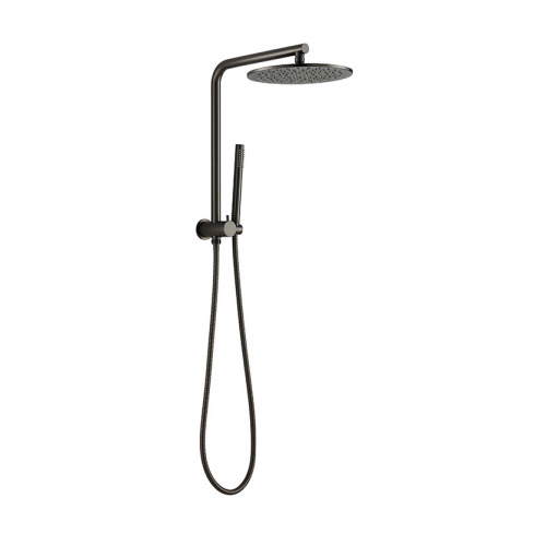 Brushen Gun Metal Short Shower Column Set