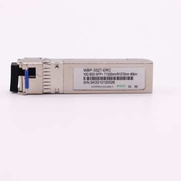 SFP+ BiDi Optical Transceiver Module 10G 40km SMF 1270nm/1330nm TX/RX