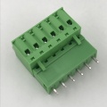 push in botton contact pluggable terminal block