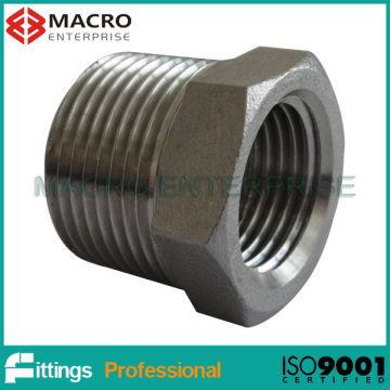 304/CF8/316/CF8M Hexagon Bushing with BSPT/NPT Threads