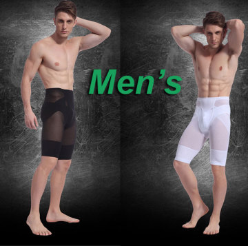 Shaping Men's Slim Body Sculpting Tights Hip Stovepipe Pants