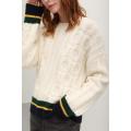 Pullover sciolto in cashmere per donna