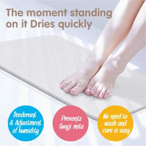2018 Japanese brand diatomaceous earth bath mat