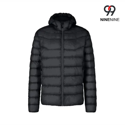 Men`s Ultra Light Packable Hooded Down Jacket