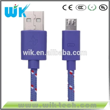 Wik Micro double sided micro usb data cable for samsung Samsung Mobile
