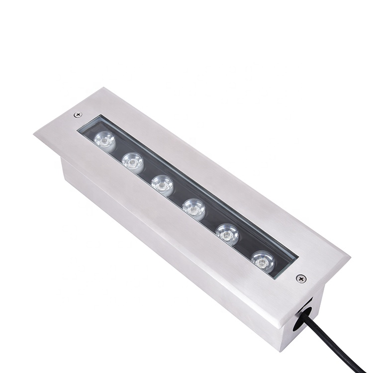 Luces subterráneas LED IP68 de acero inoxidable 6W