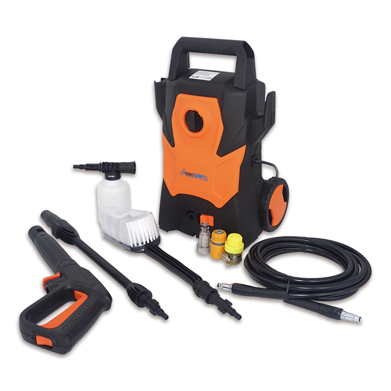 Electric High Pressure Washer Cleans Cars