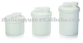 plastic bottle cosmetic container of cream jar PP meterial with pump