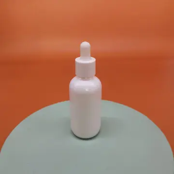 Sprayed Boston Round Bottle with Dropper