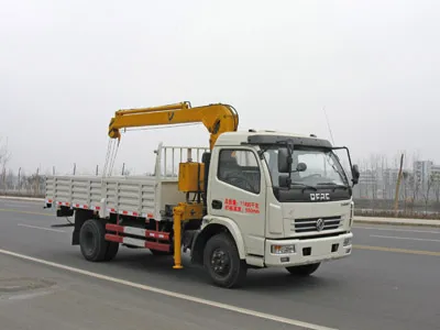 CLW mini telescopic crane truck with crane,lorry-mounted crane