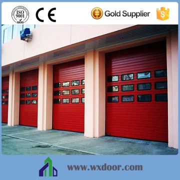 Industrial sectional drive way vertical sliding door/gate factory