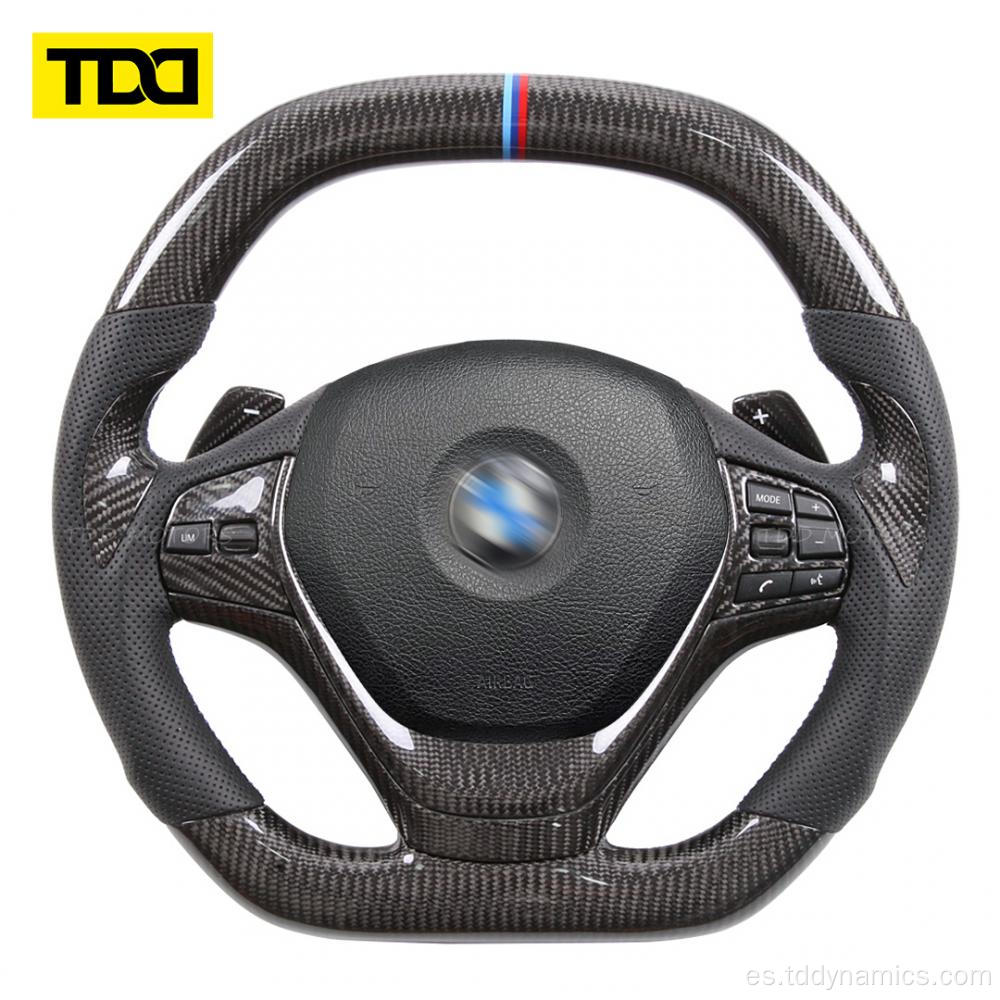 Volante de dirección de fibra de carbono para BMW F30