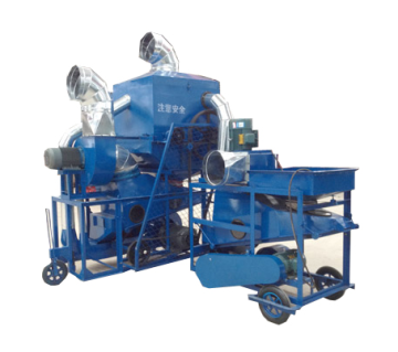 DX Professional Produce Movable type Peanut Shell Removing Machine for sale