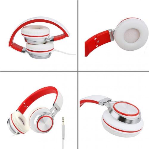 Nice Over Ear Wired Headband Headset Headphone Logam