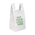 High quality recyclable disposable packaging custom logo plastic shopping tote bags