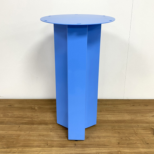 Blue Round Coffee Dining Furniture Metal Table Legs