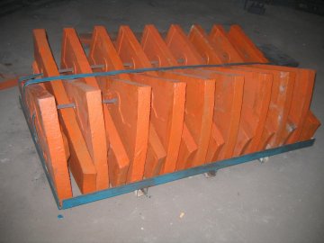 Alloy Steel Dimensions Steel Mill Liners Application Cement Mill Df087