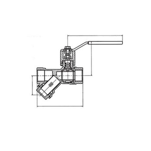 Filter Ball Valve Drawings