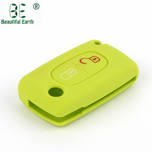 Silicone Peugeot 407 Key Cover For Car
