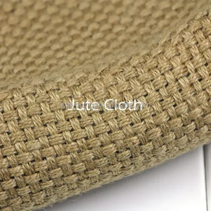 100% Jute Fiber Yarn Burlap Fabric for Hessian Cloth Sackcloth Natural Pure Colour