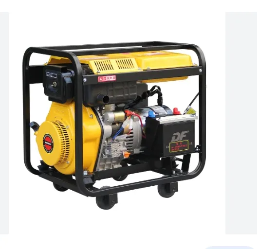 7KVA wheel power generator diesel DG7000E