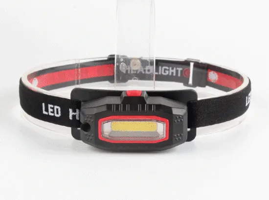 COB headlamp with removable head design