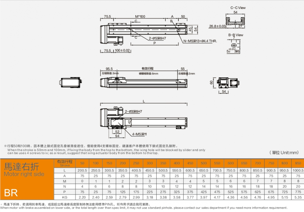 Aluminum Alloy Module Slide